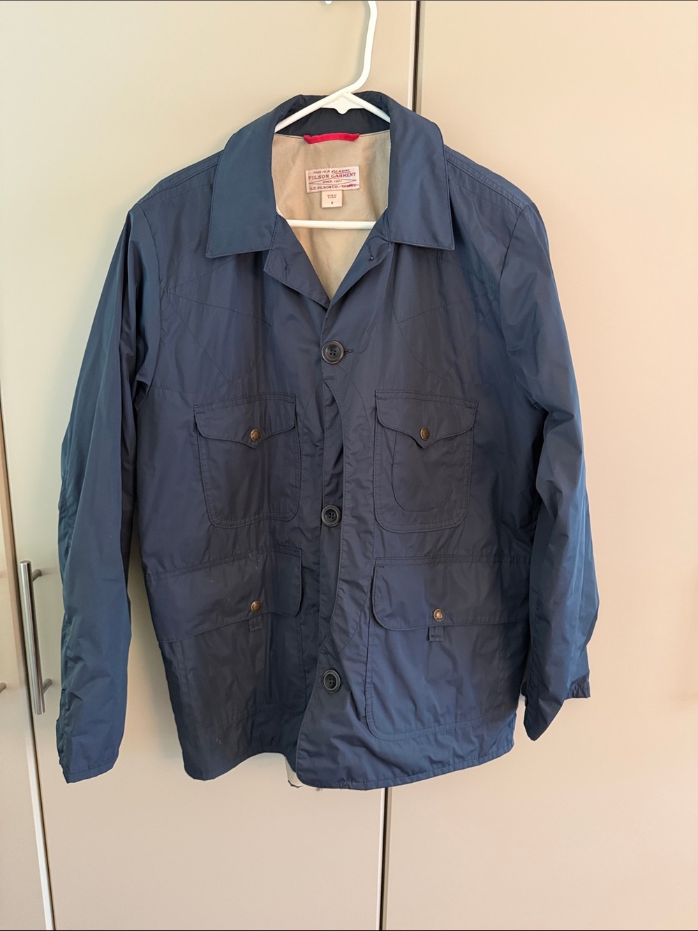 Filson Men's Navy Field Jacket - Medium